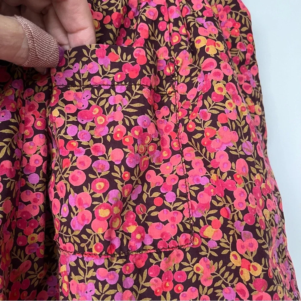 •Peek• Girls Pull-On Floral A-Line Skirt - Size 12